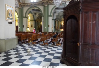 318 a0f. Peru - Lima tour - church