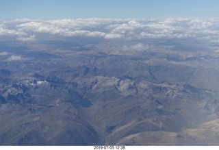 aerial - flight to Cusco