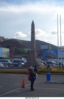 Peru - Cusco - obelisk