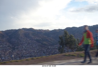 399 a0f. Peru - Cusco to hotel bus ride