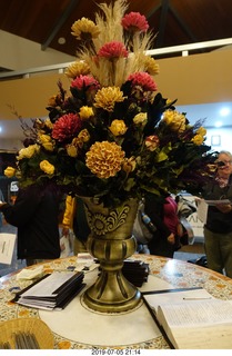 450 a0f. Peru - Aranwa hotel lobby flowers