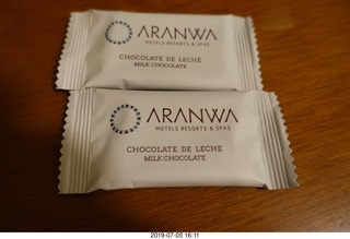 Peru - Aranwa hotel  - chocolates