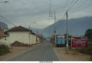 57 a0f. Peru - drive to Aguas Calientes Vistadome Train station