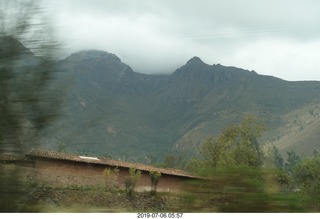 67 a0f. Peru - drive to Aguas Calientes Vistadome Train station