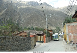 127 a0f. Peru - drive to Aguas Calientes Vistadome Train station
