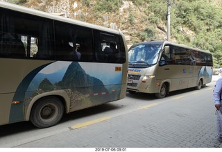 266 a0f. Peru - walk to bus