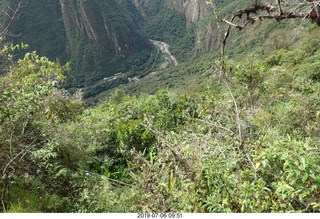Peru - bus uphill to machu picchu