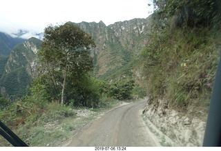 Peru - bus ride down to Aguas Calientes