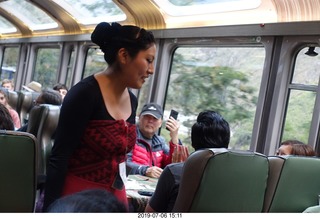 Peru - Vistadome Train ride back to Urubamba Valley