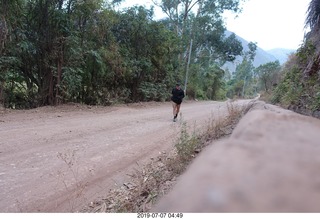 Peru - Aranwa Sacred Valley hotel - morning run + Adam