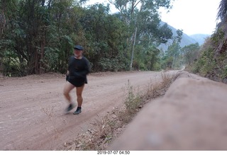 7 a0f. Peru - Aranwa Sacred Valley hotel - morning run + Adam