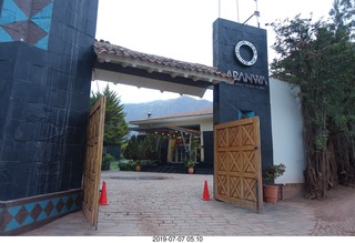 Peru - Aranwa Sacred Valley hotel - entrance