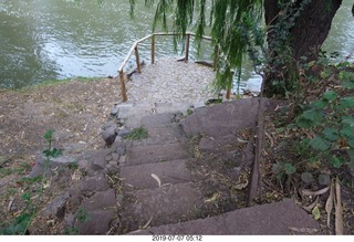 19 a0f. Peru - Aranwa Sacred Valley hotel - river stairs