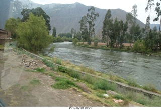 Peru - drive to cusco - river