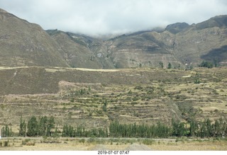 81 a0f. Peru - drive to cusco - terraces