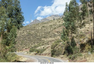 146 a0f. Peru - drive to cusco - terraces