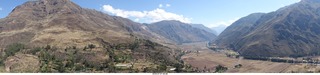 155 a0f. Peru - drive to cusco - overlook - panorama