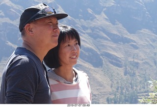 Peru - drive to cusco - overlook - Peter and Regina Lee