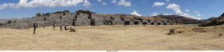 197 a0f. Peru - Sacsayhuaman fortress - panorama