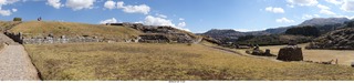 235 a0f. Peru - Sacsayhuaman fortress - panorama