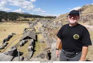 300 a0f. Peru - Sacsayhuaman fortress + Adam