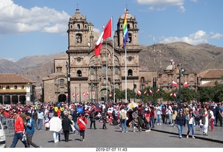 346 a0f. Peru - Cusco - cathedral