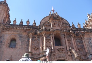 358 a0f. Peru - Cusco square - cathedral