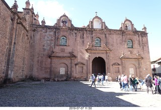 361 a0f. Peru - Cusco square - cathedral