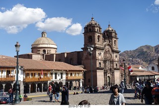 364 a0f. Peru - Cusco square - cathedral