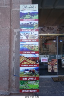 Peru - Cusco - signs