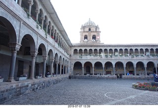431 a0f. Peru - Cusco - church - courtyard