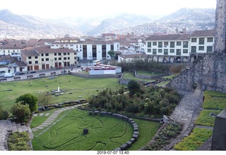 438 a0f. Peru - Cusco - church - vista view