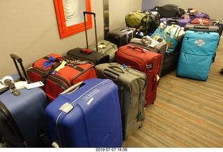 491 a0f. Peru - Cusco - Hilton Hotel - luggage