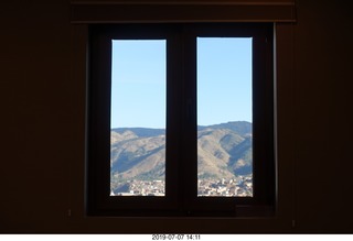 493 a0f. Peru - Cusco - Hilton Hotel view
