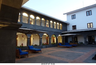 11 a0f. Peru - Cusco - Hilton hotel courtyard