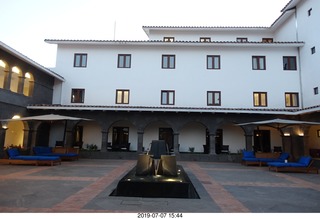 12 a0f. Peru - Cusco - Hilton hotel courtyard