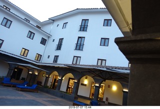 13 a0f. Peru - Cusco - Hilton hotel courtyard