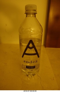 19 a0f. bottled water