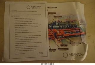 26 a0f. Aranwa hotel map