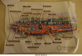 Aranwa hotel map