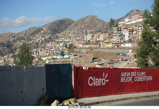 36 a0f. Peru - Cusco - drive to airport