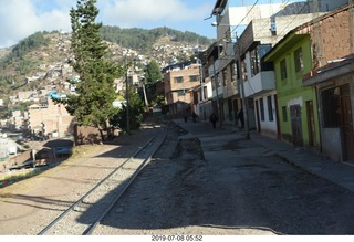 Cusco - morning stair climb in lieu of run