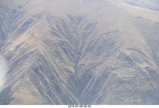 75 a0f. aerial - flight from Cusco to Lima - Andes Mountains