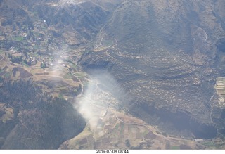 77 a0f. aerial - flight from Cusco to Lima - Andes Mountains