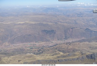 82 a0f. aerial - Peru - flight from Cusco to Lima - Andes Mountains