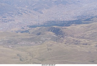84 a0f. aerial - Peru - flight from Cusco to Lima - Andes Mountains