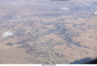 91 a0f. aerial - Peru - flight from Cusco to Lima - Andes Mountains