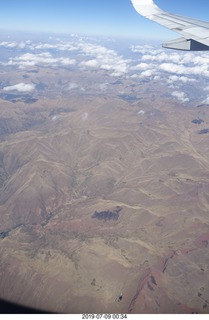 94 a0f. aerial - Peru - flight from Cusco to Lima - Andes Mountains