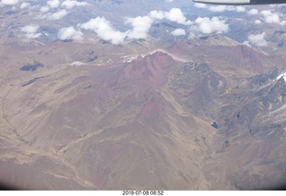 95 a0f. aerial - Peru - flight from Cusco to Lima - Andes Mountains