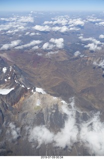 97 a0f. aerial - Peru - flight from Cusco to Lima - Andes Mountains